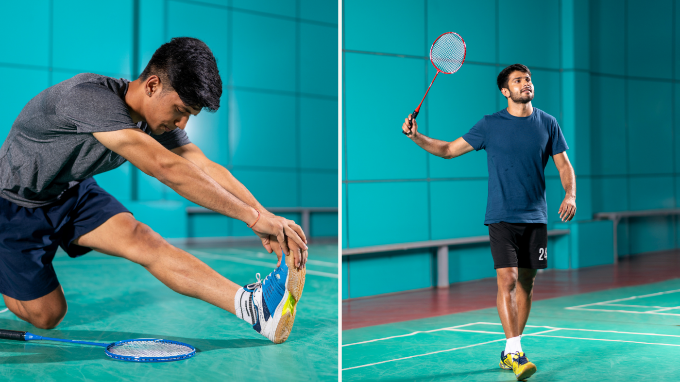 How to warm up properly for badminton?